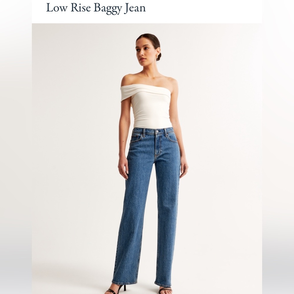 Low rise baggy Jean